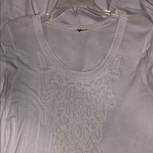 white shirt w/ embroidery